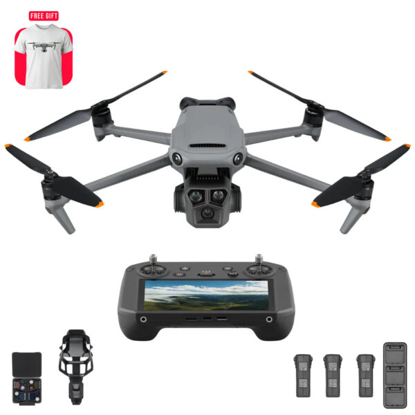 MavicPro  Elite Storm Edition – Drone with Triple 4K Full HD Camera + Remote Control and 3 Extra Batteries